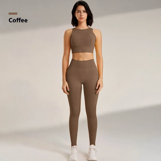Seamless Two-Piece Yoga Set