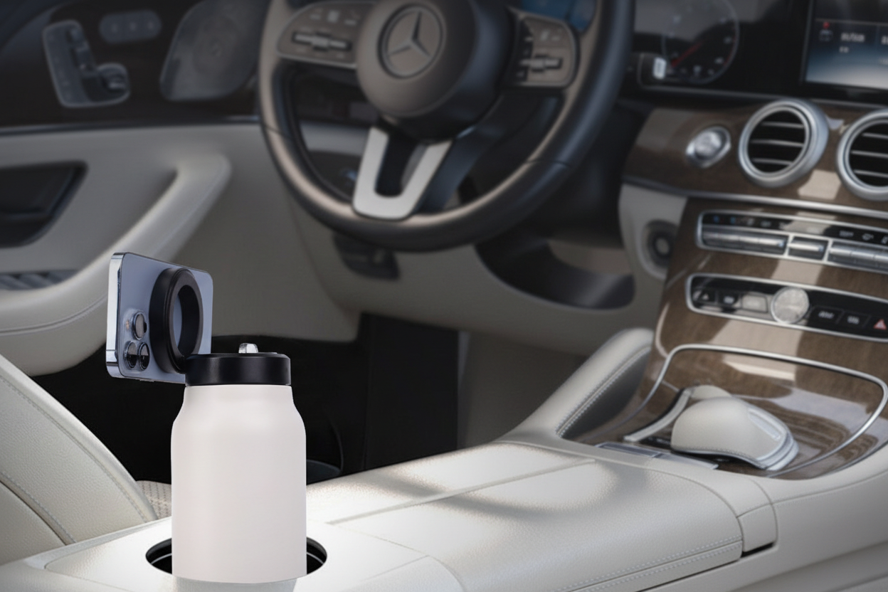 Magnetic Mount Insulated Water Bottle