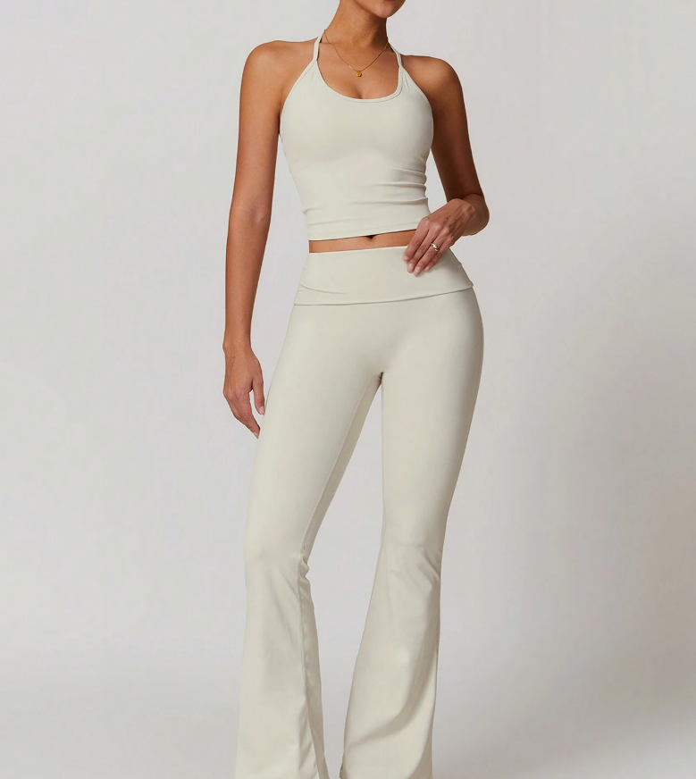 Tie-Back Halter Crop Top