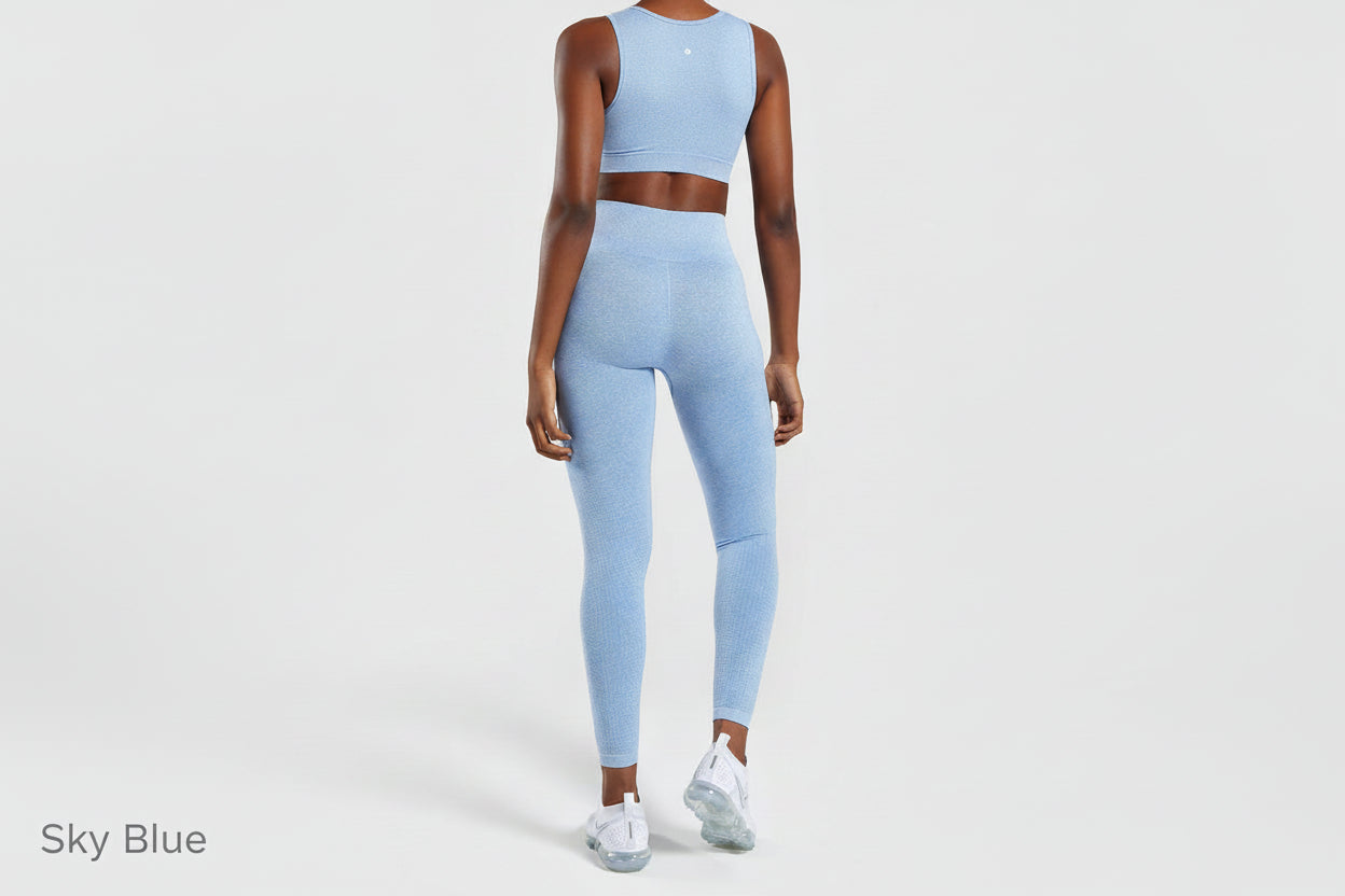 High-Waisted Ribbed Leggings