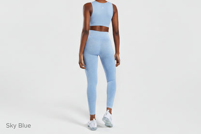 High-Waisted Ribbed Leggings