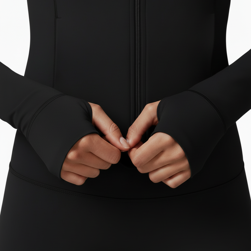 Fleece High-Waist Yoga Set