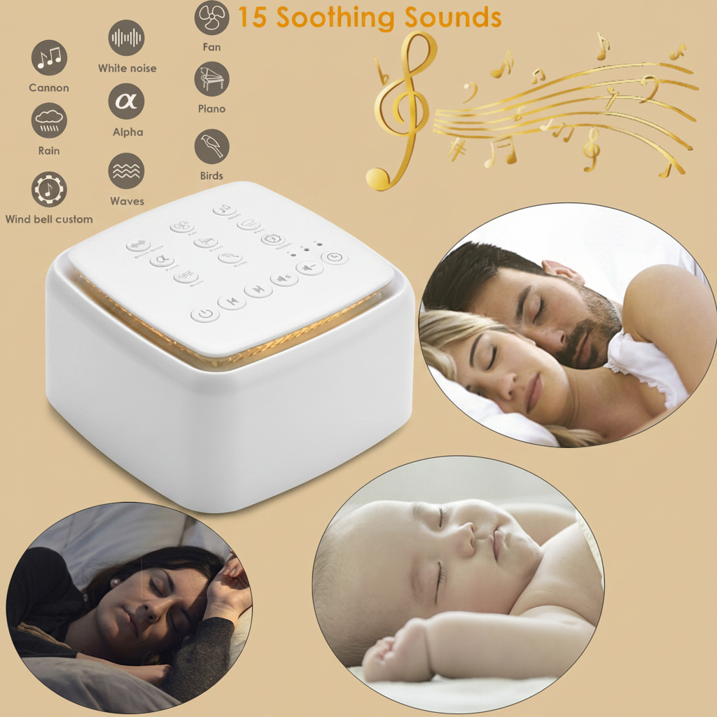 White Noise Machine with Night Light
