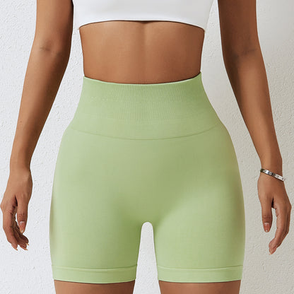 High-Waisted Seamless Stretch Shorts