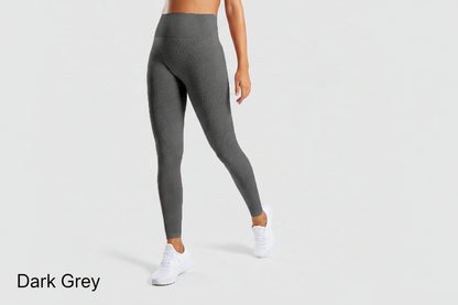 High-Waisted Ribbed Leggings