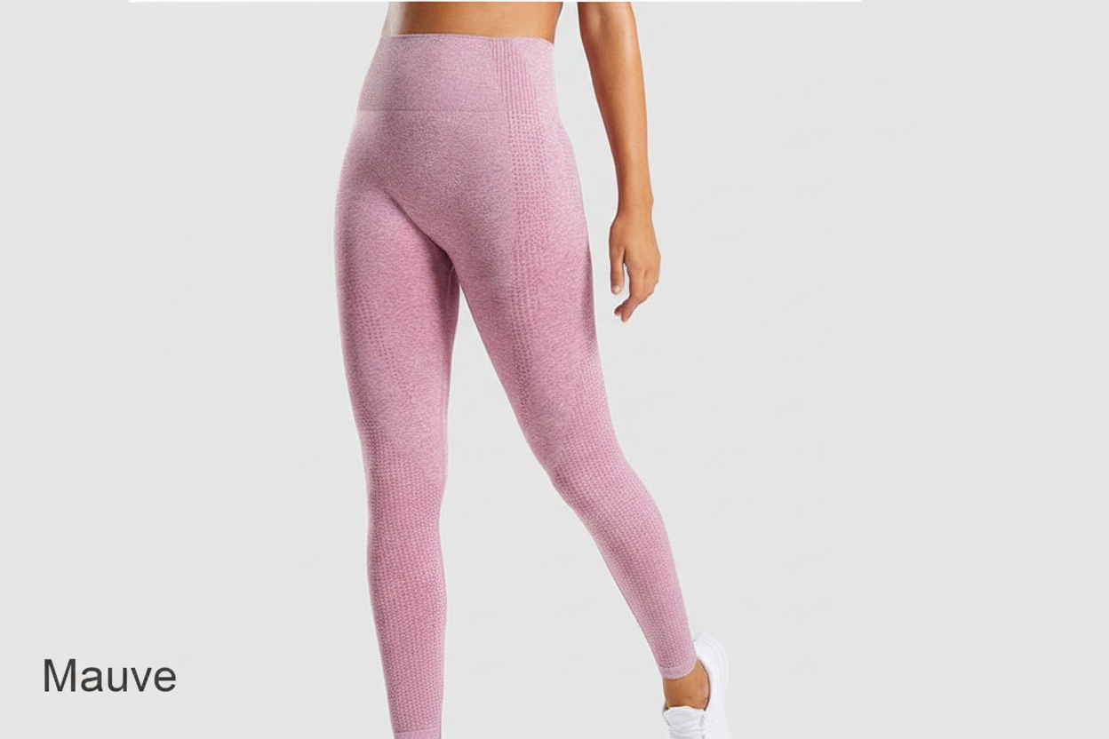 High-Waisted Ribbed Leggings