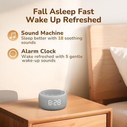 White Noise Sound Machine with Clock