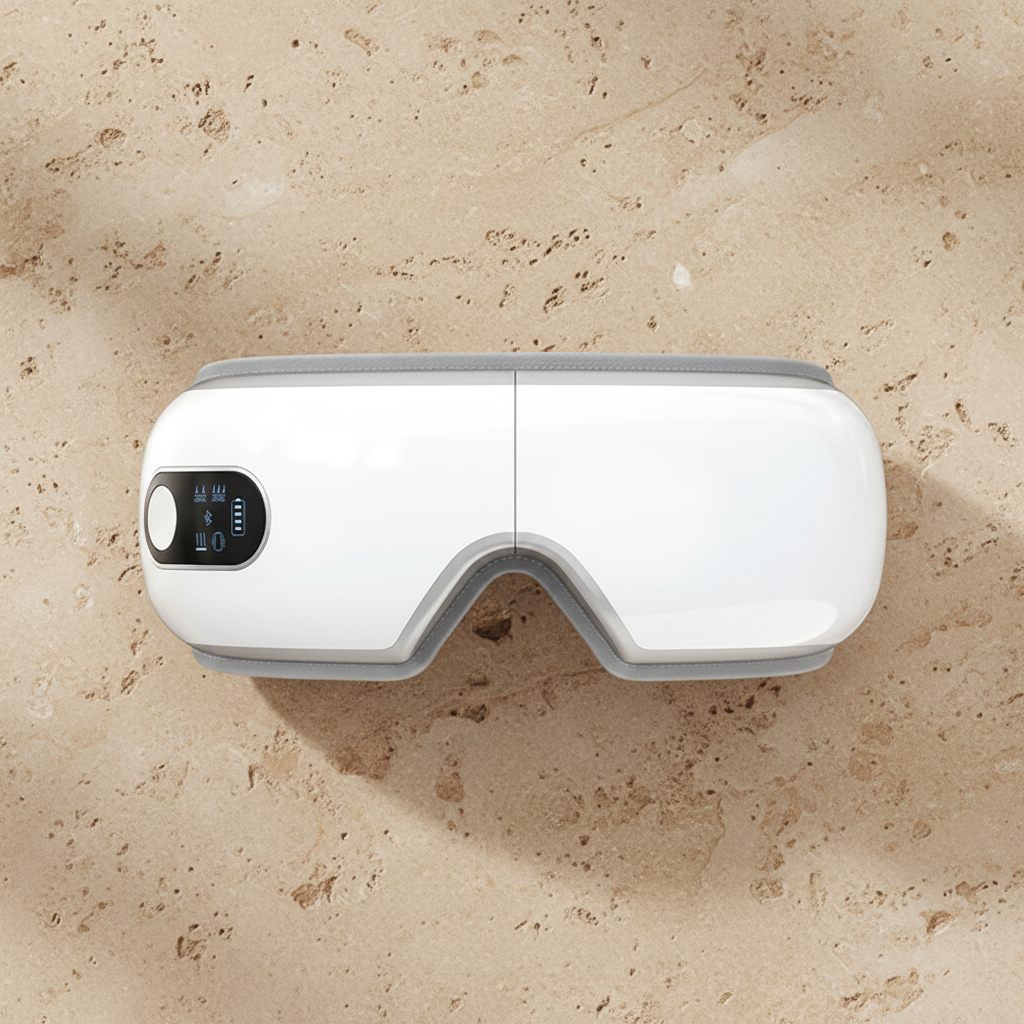 Smart Eye Massager with Heat & Bluetooth