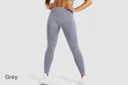 High-Waisted Ribbed Leggings