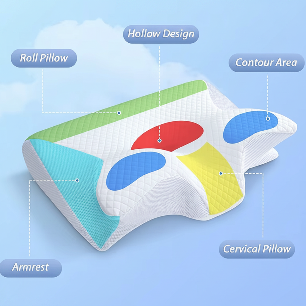 Ergonomic Memory Foam Pillow