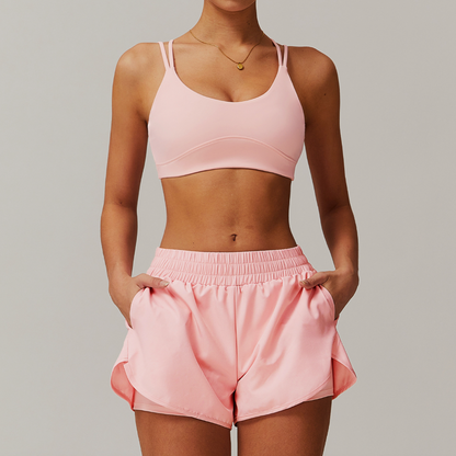 Pilates Activewear Shorts Set