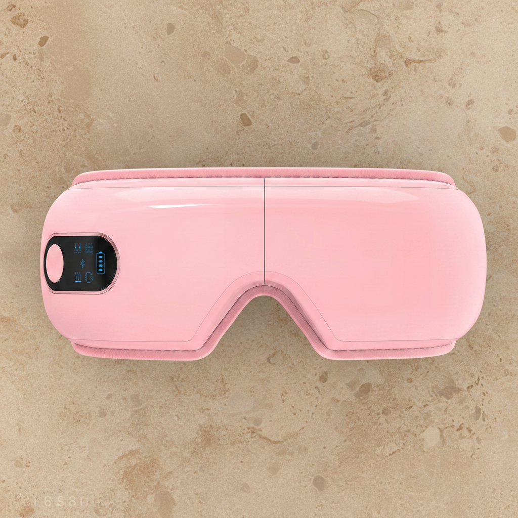 Smart Eye Massager with Heat & Bluetooth