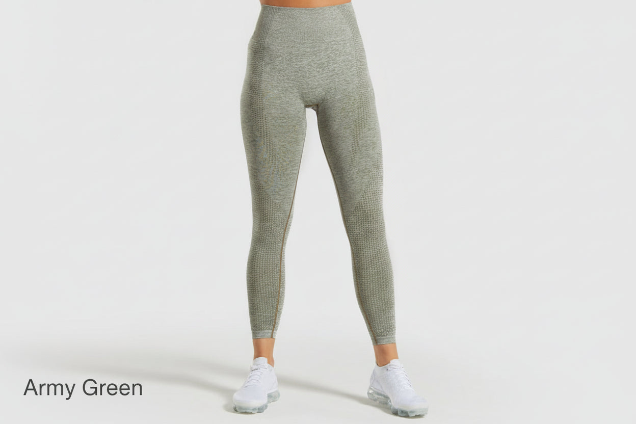 High-Waisted Ribbed Leggings