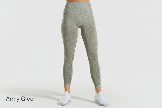 High-Waisted Ribbed Leggings