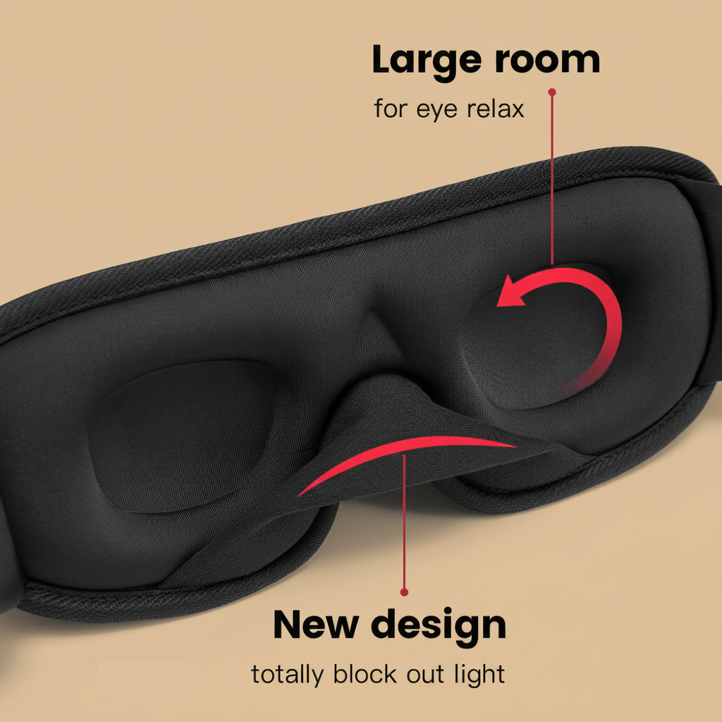 Contoured Sleep Eye Mask