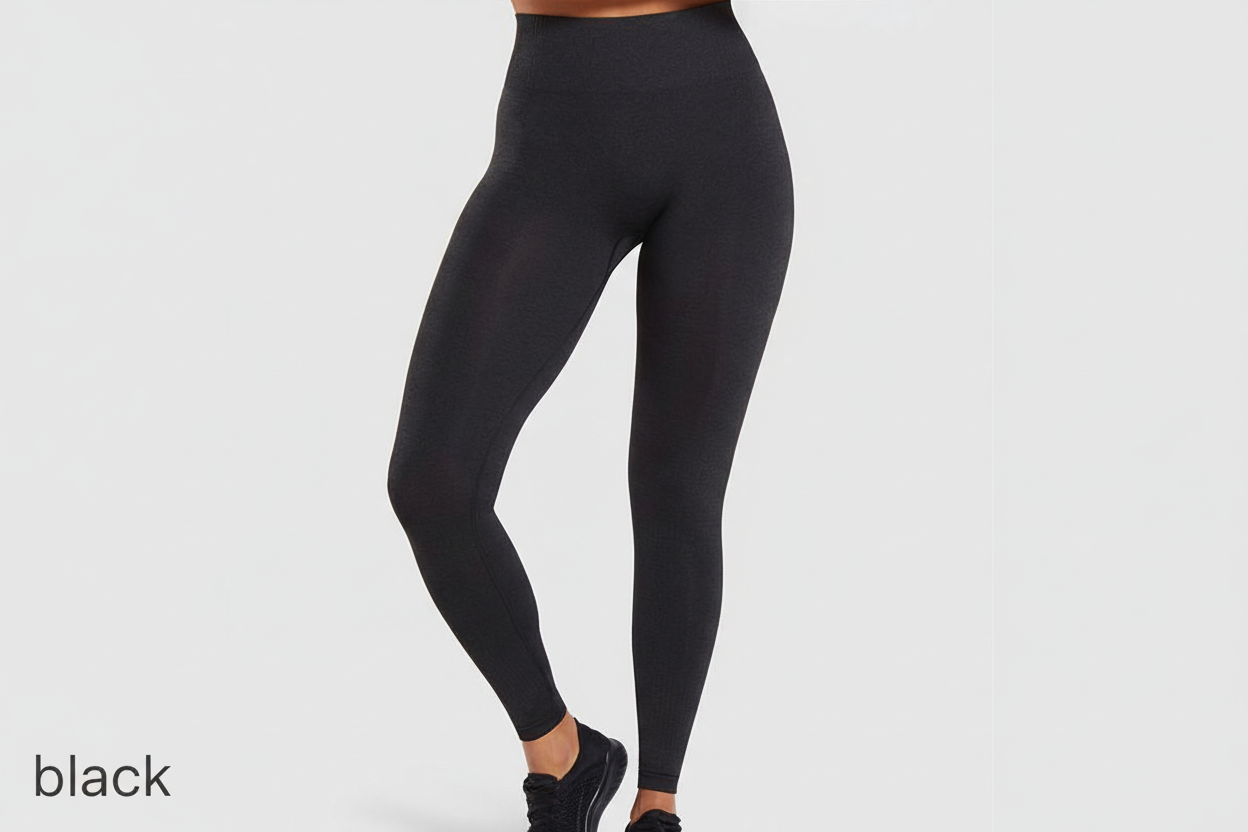 High-Waisted Ribbed Leggings