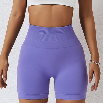 High-Waisted Seamless Stretch Shorts