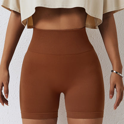 High-Waisted Seamless Stretch Shorts