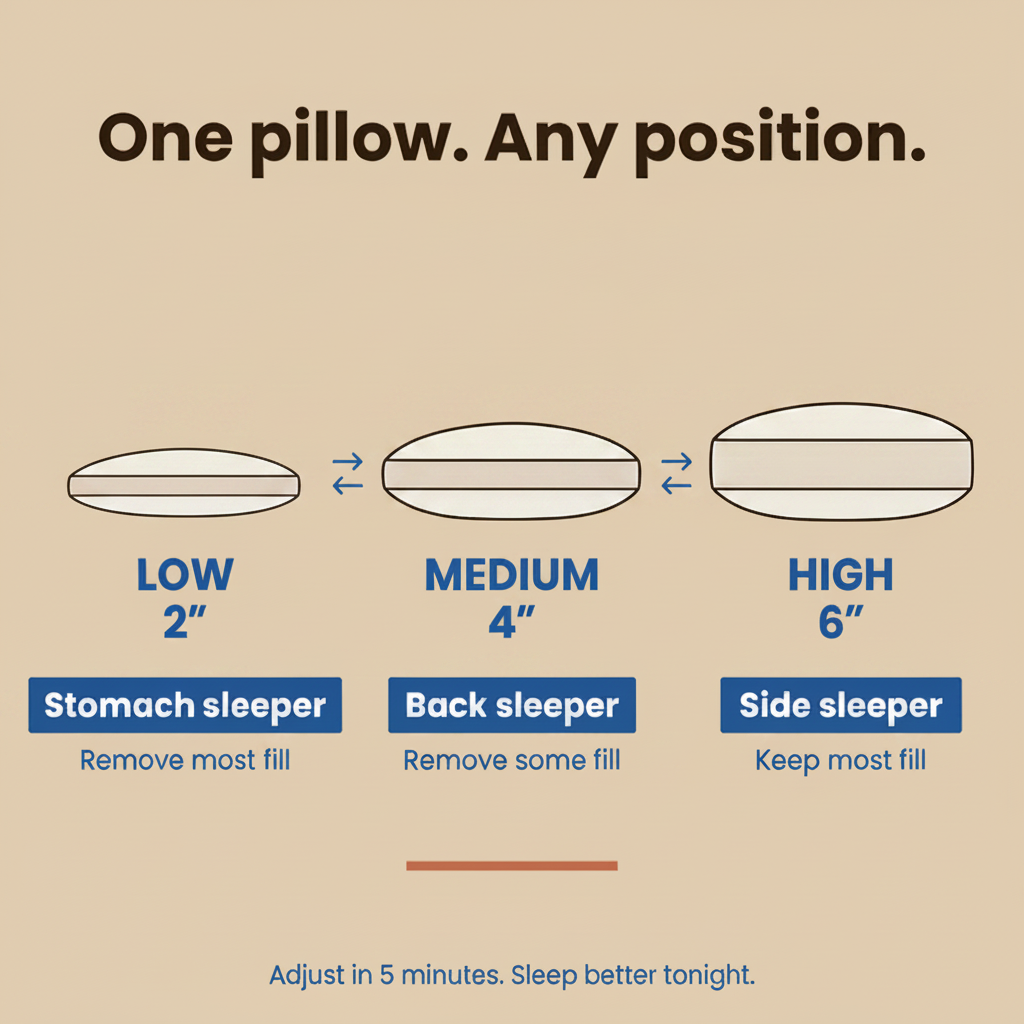 One Pillow Any Position - No Kopflo