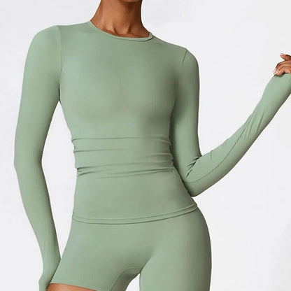 Long Sleeve Active Yoga Top